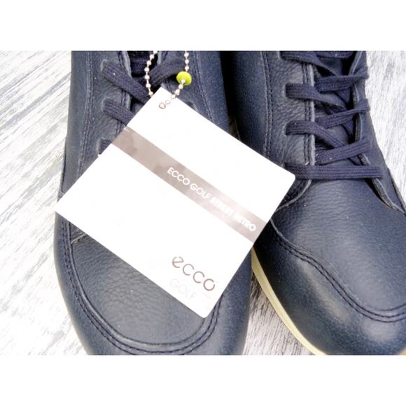 Ecco Golf Shoes Street Retro Blue Women 8 Spikeless Used No Box - Picture 2 of 13